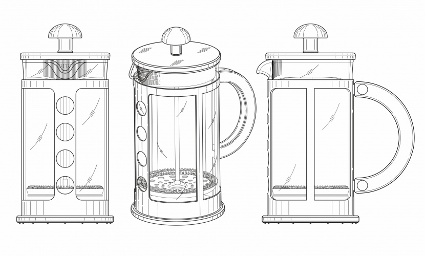 Ansichten für Geschmacksmuster