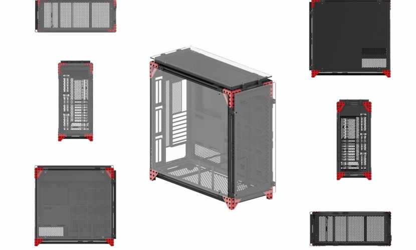 Mehrfarbige Renderings